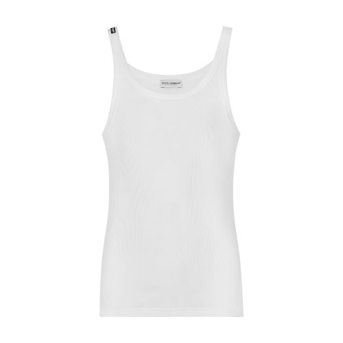 Dolce & Gabbana Fine-rib cotton singlet