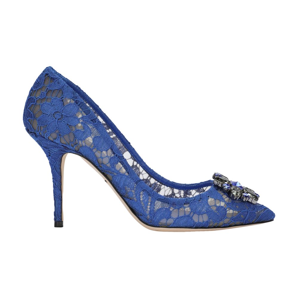 Dolce & Gabbana Taormina lace with crystals pumps