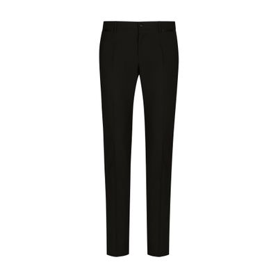 Dolce & Gabbana Stretch wool tuxedo pants