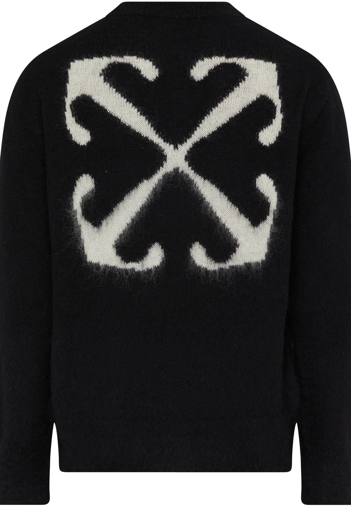 OFF-WHITE Mohair Arrow Knit crewneck shirt