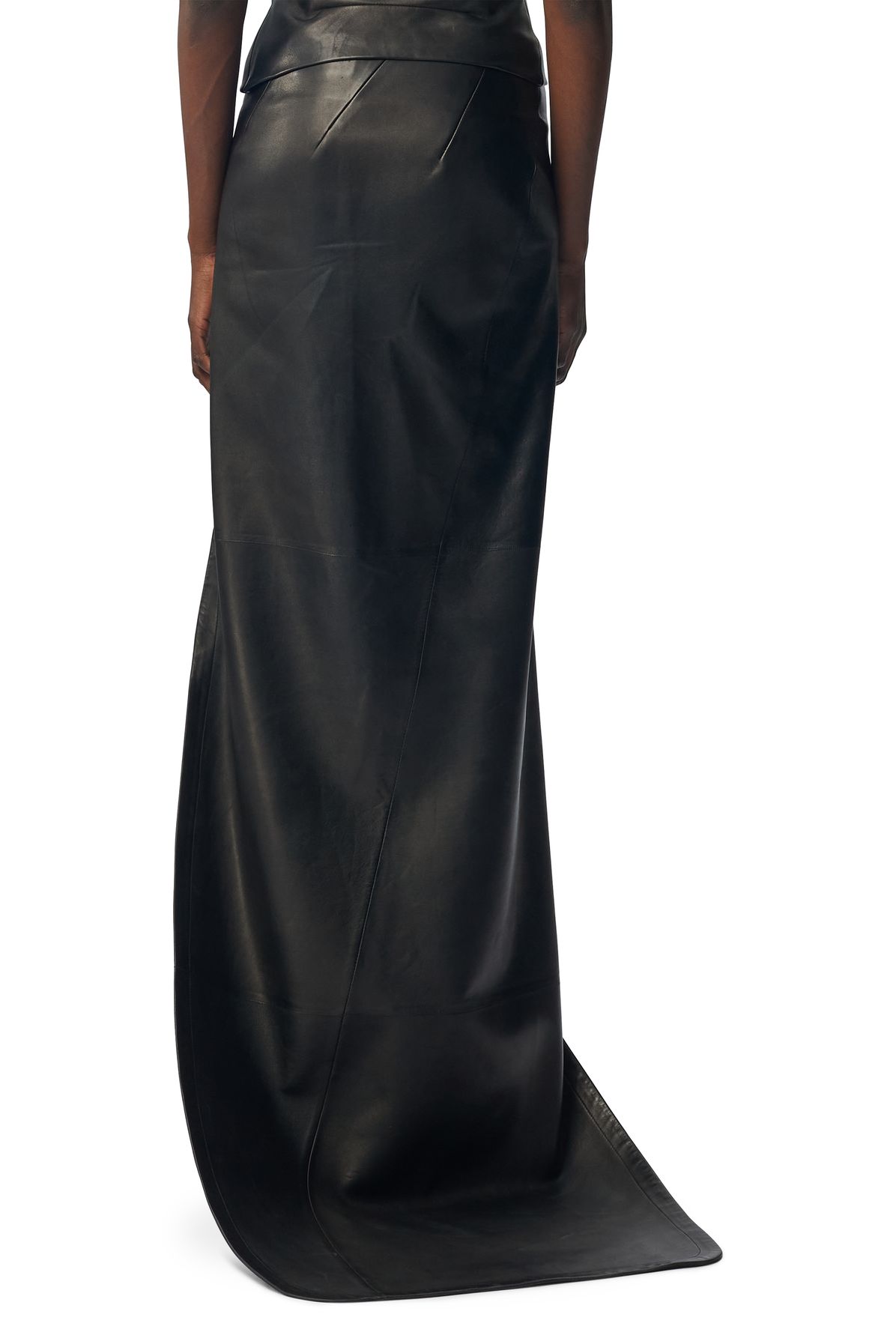 Ann Demeulemeester Janita X-Long Asymmetric Skirt With Deep Slit