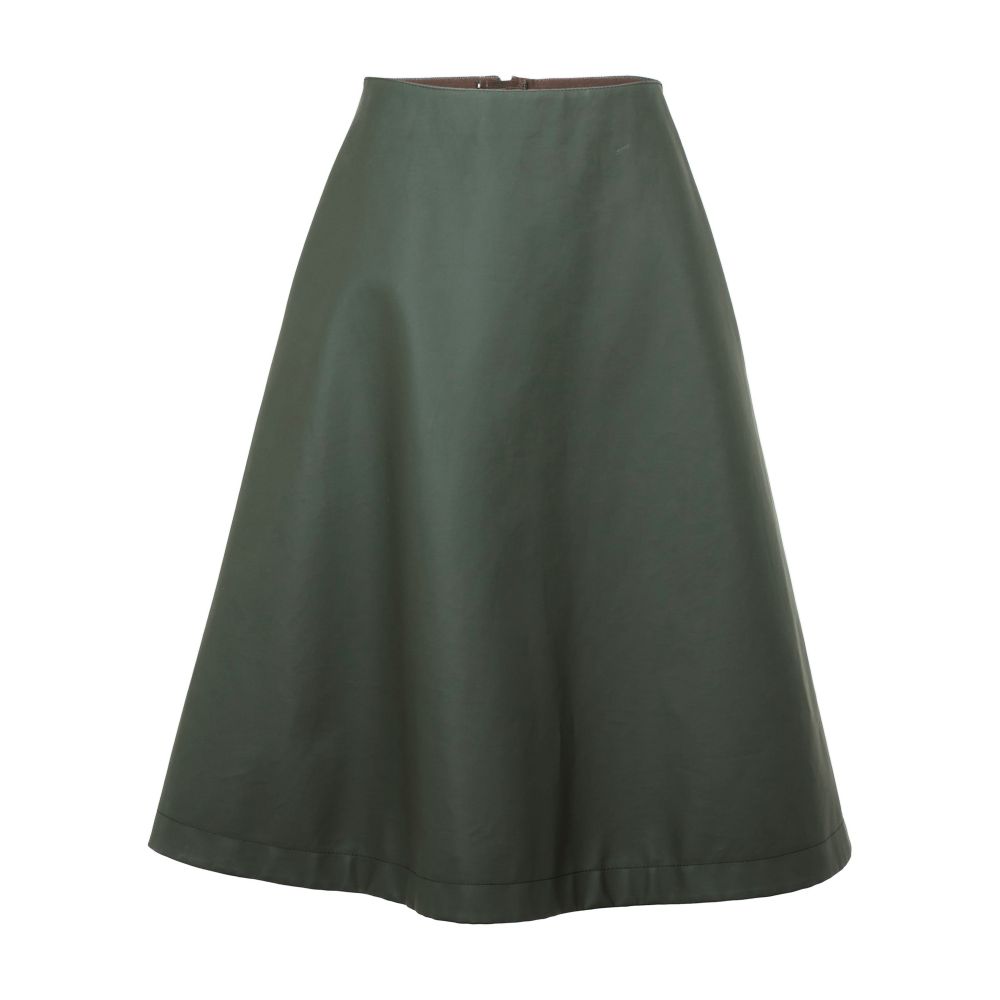  Rubber midi skirt