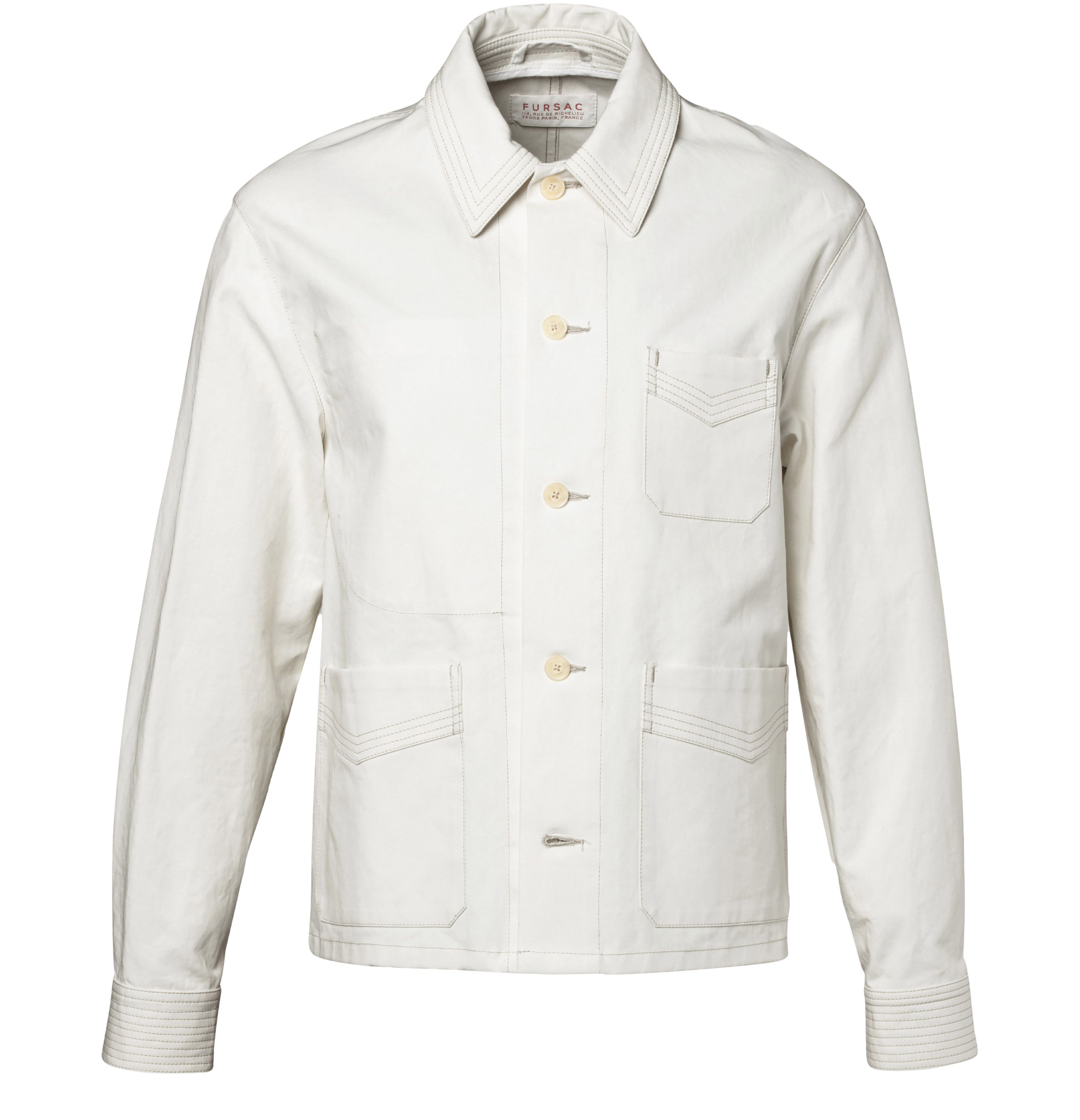  Organic cotton canvas jacket