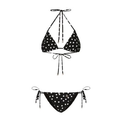 Dolce & Gabbana Polka-dot triangle bikini