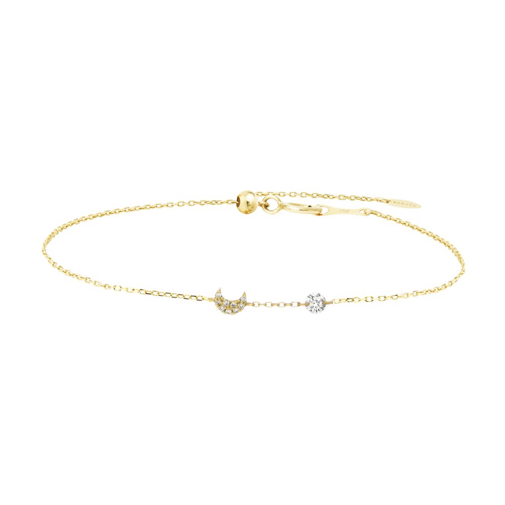 Persée Moon gold diamond bracelet