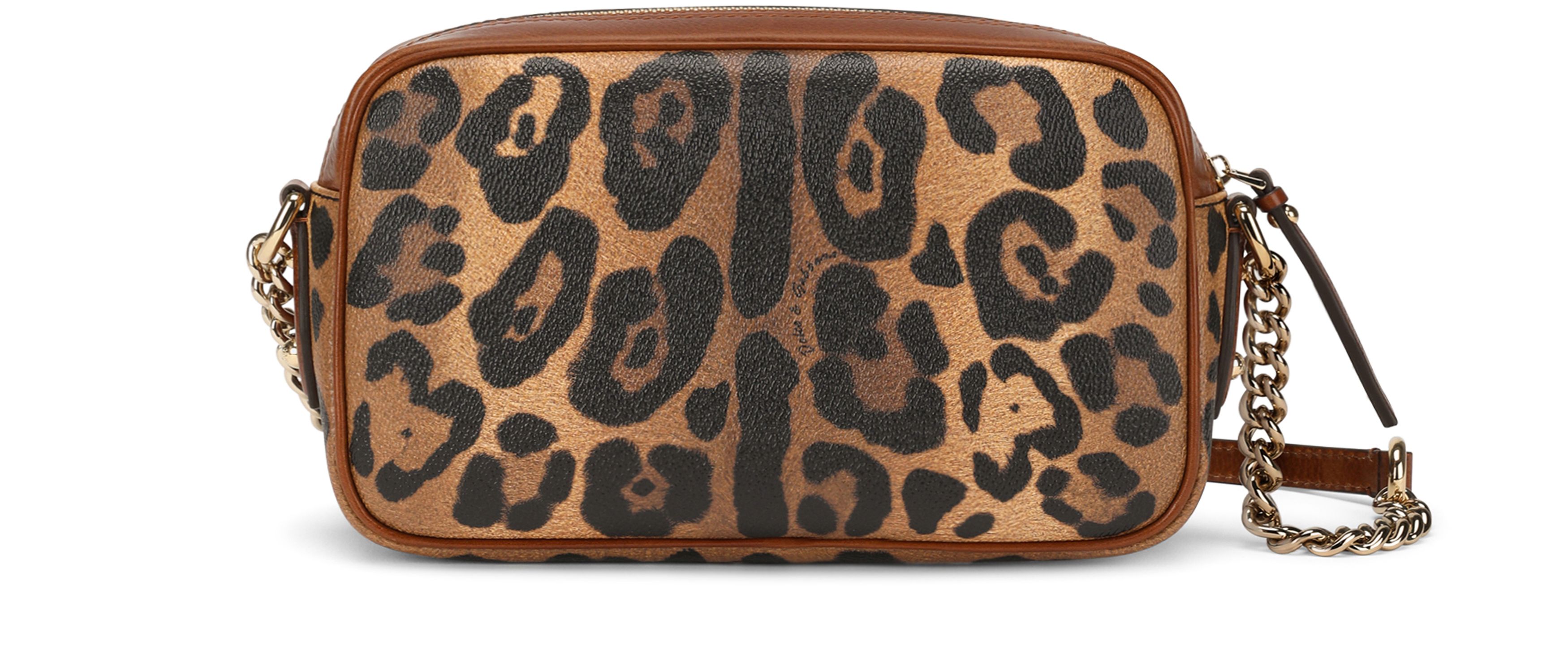 Dolce & Gabbana Medium leo-print crossbody bag