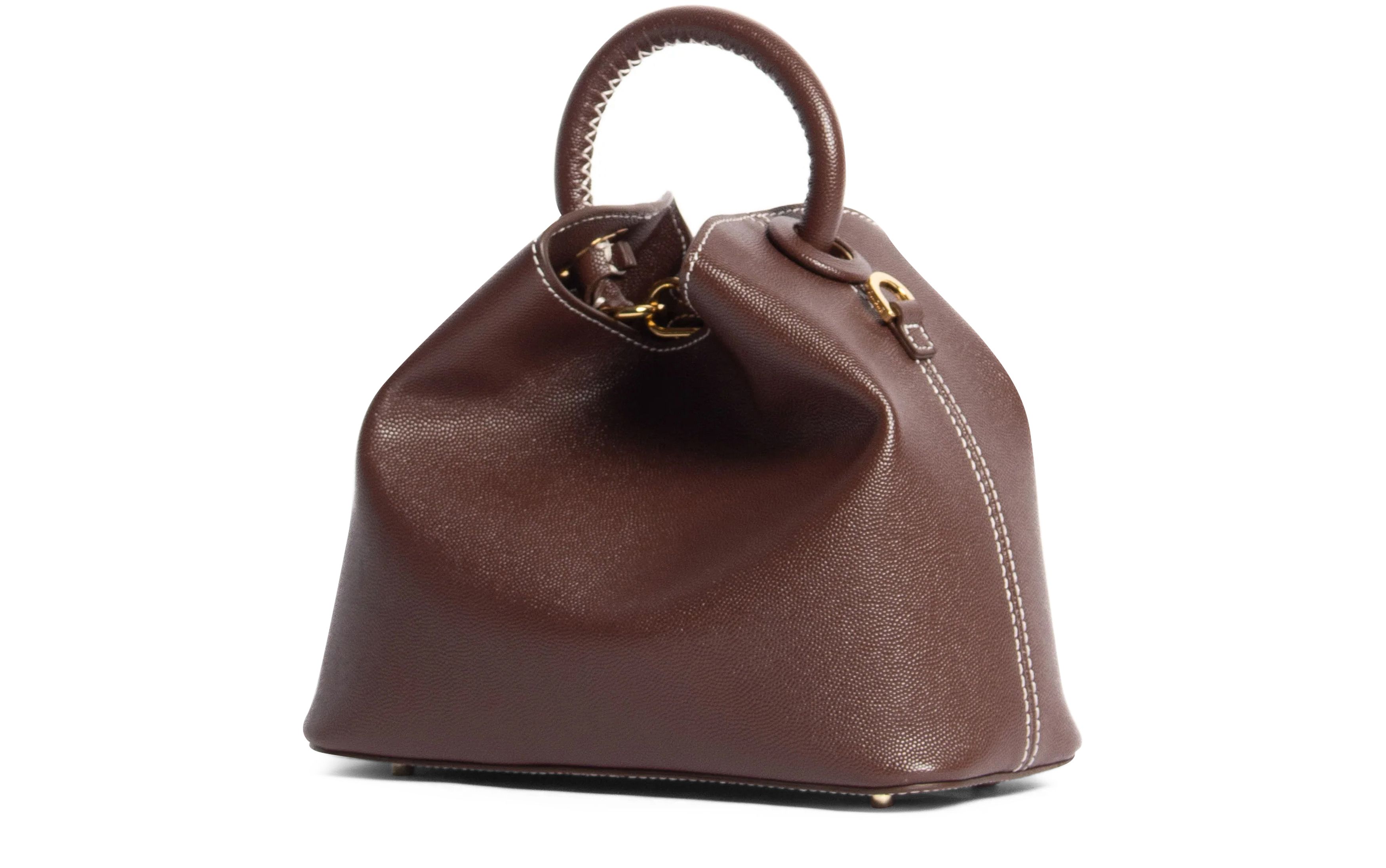 Elleme Baozi medium caviar leather bag