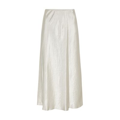 Max Mara x Leisure - Alessio satin midi skirt