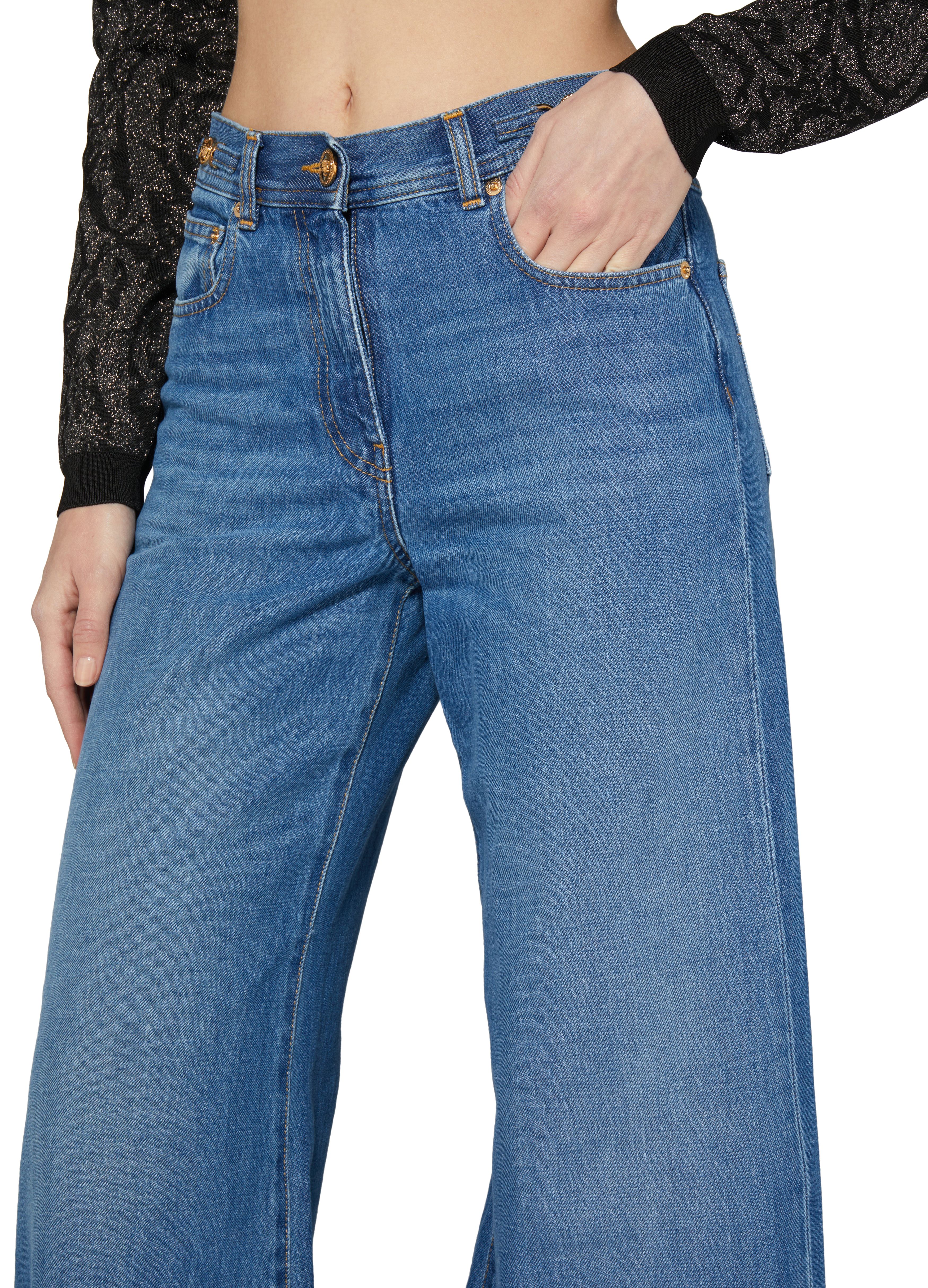 Versace Stone Wash Denim Pant