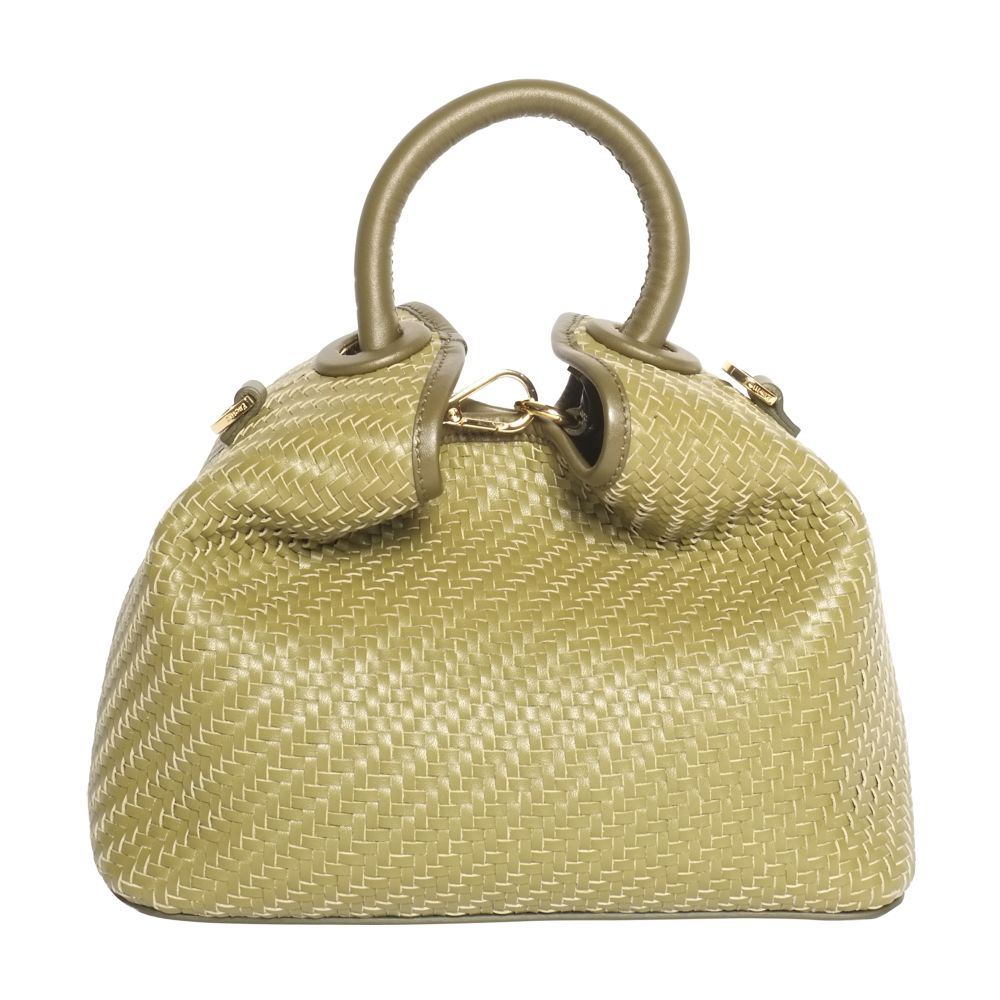 Elleme Baozi medium woven leather bag