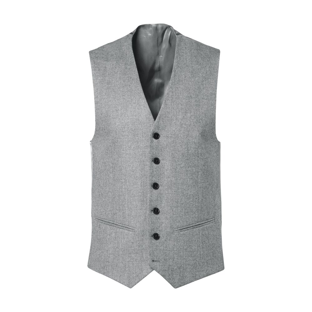  Wool flannel suit waistcoat