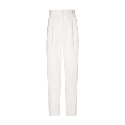 Dolce & Gabbana Tailored linen and silk pants