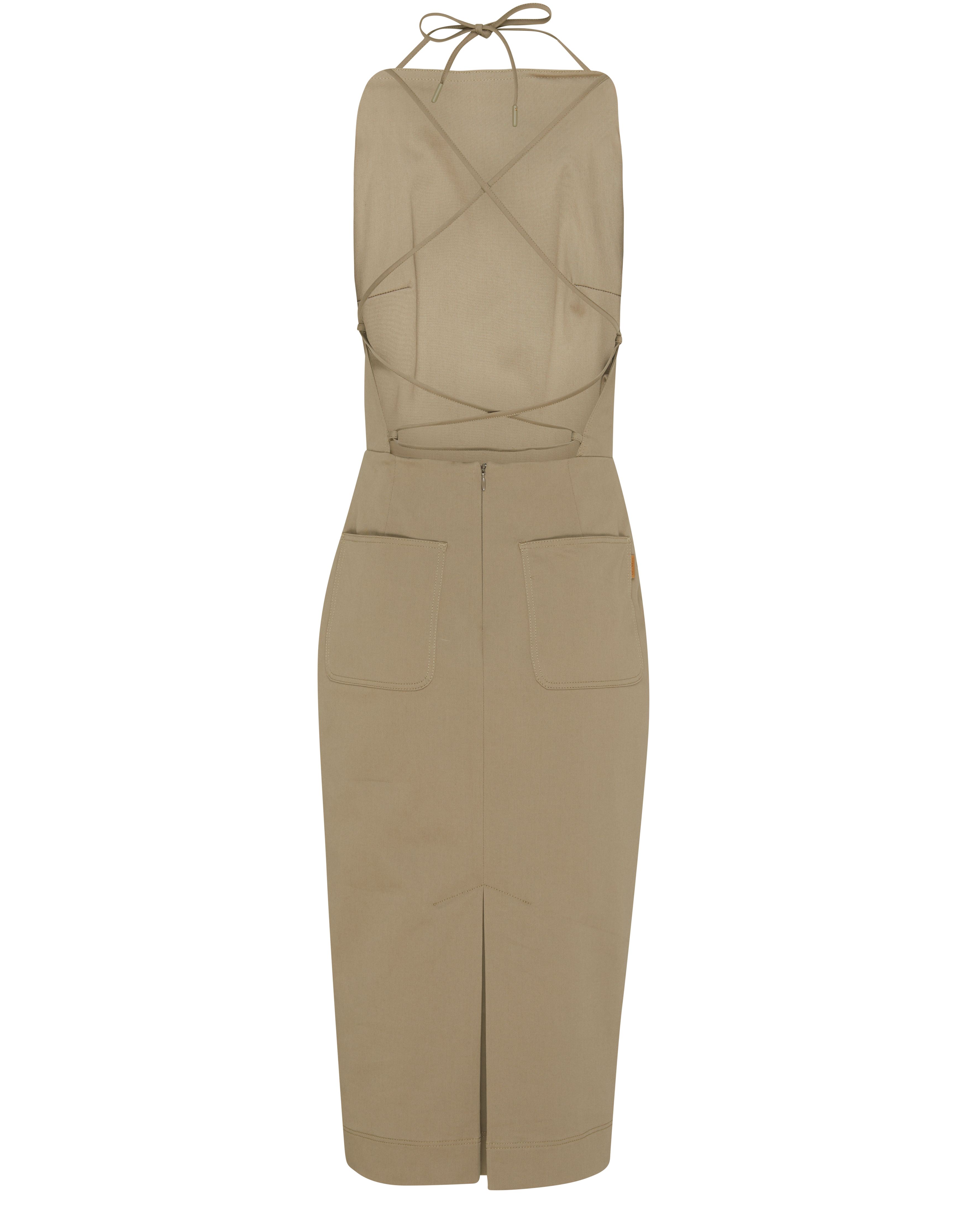 Max Mara Adorno backless midi dress