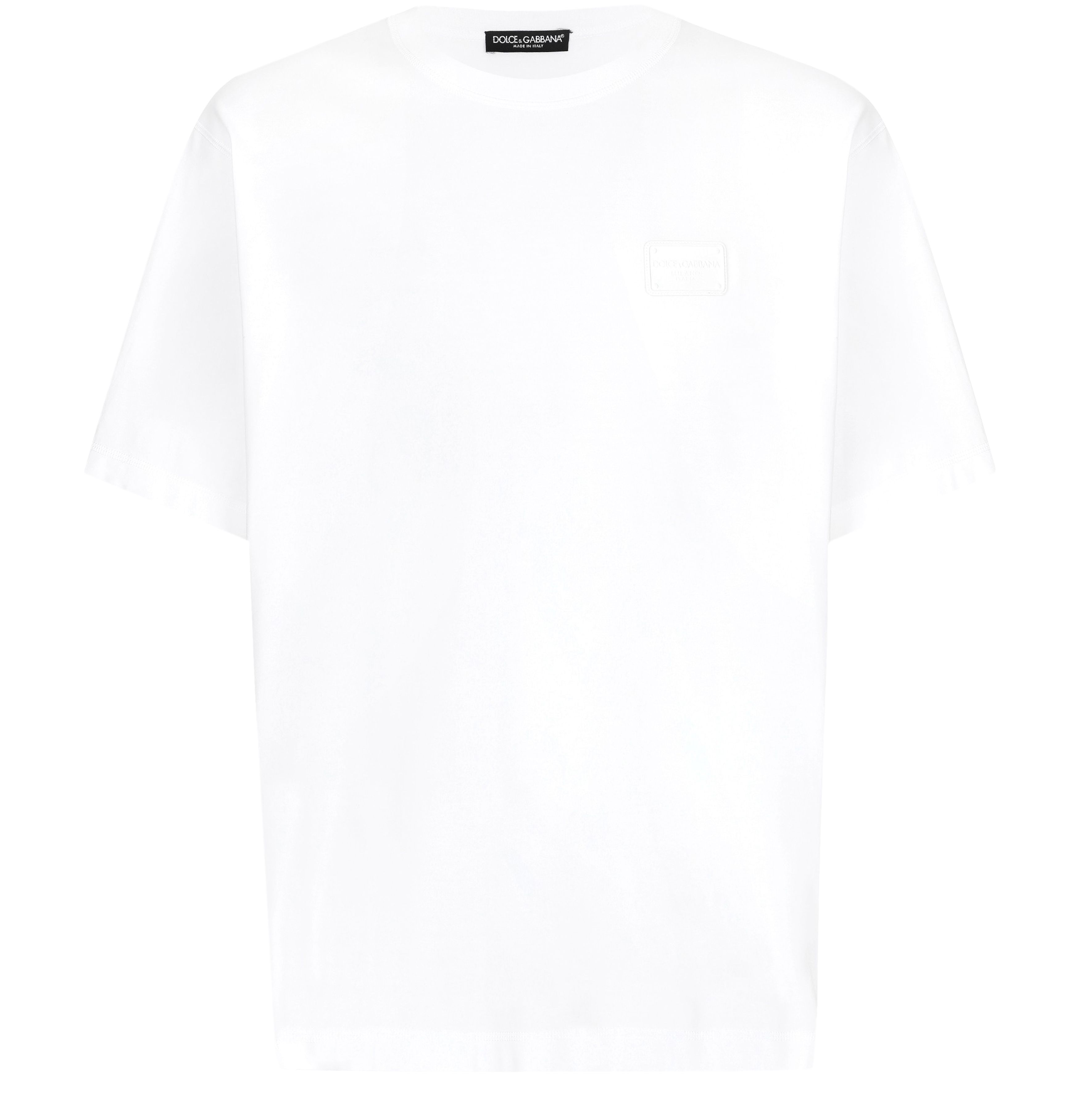 Dolce & Gabbana Cotton T-shirt with branded tag