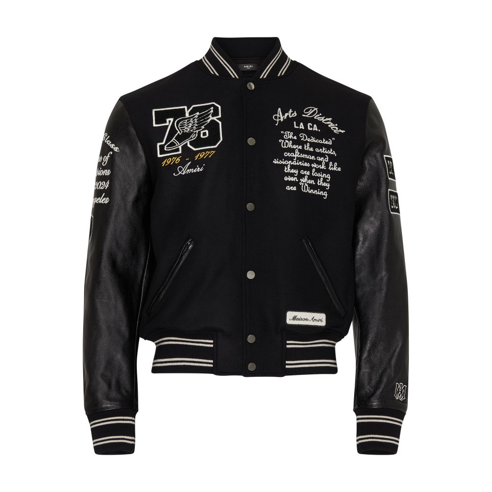 Amiri Eagle Varsity bomber jacket