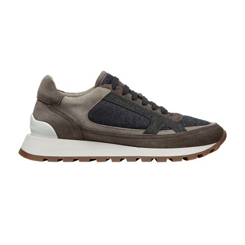 Brunello Cucinelli Monili embellished running shoes