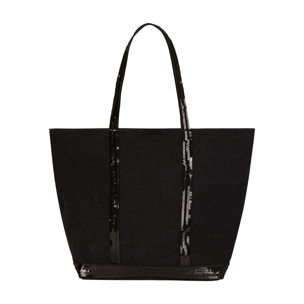  Linen L cabas tote