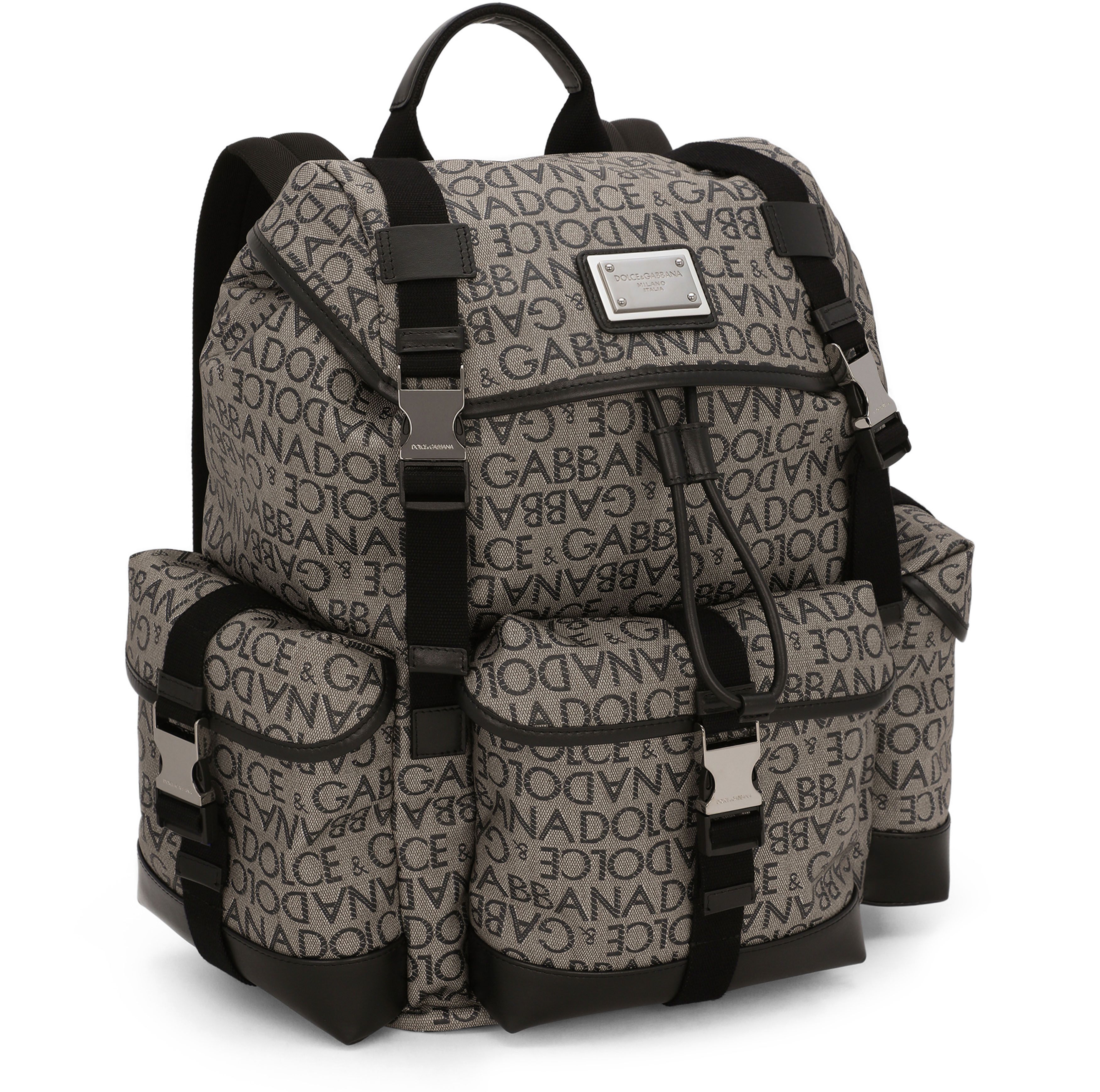 Dolce & Gabbana Coated jacquard backpack