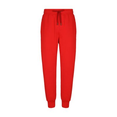 Dolce & Gabbana Jersey jogging pants with embossed tag