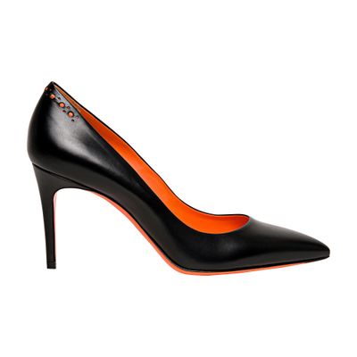 Santoni Leather high-heel pumps