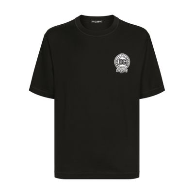 Dolce & Gabbana Cotton T-shirt with logo embroidery