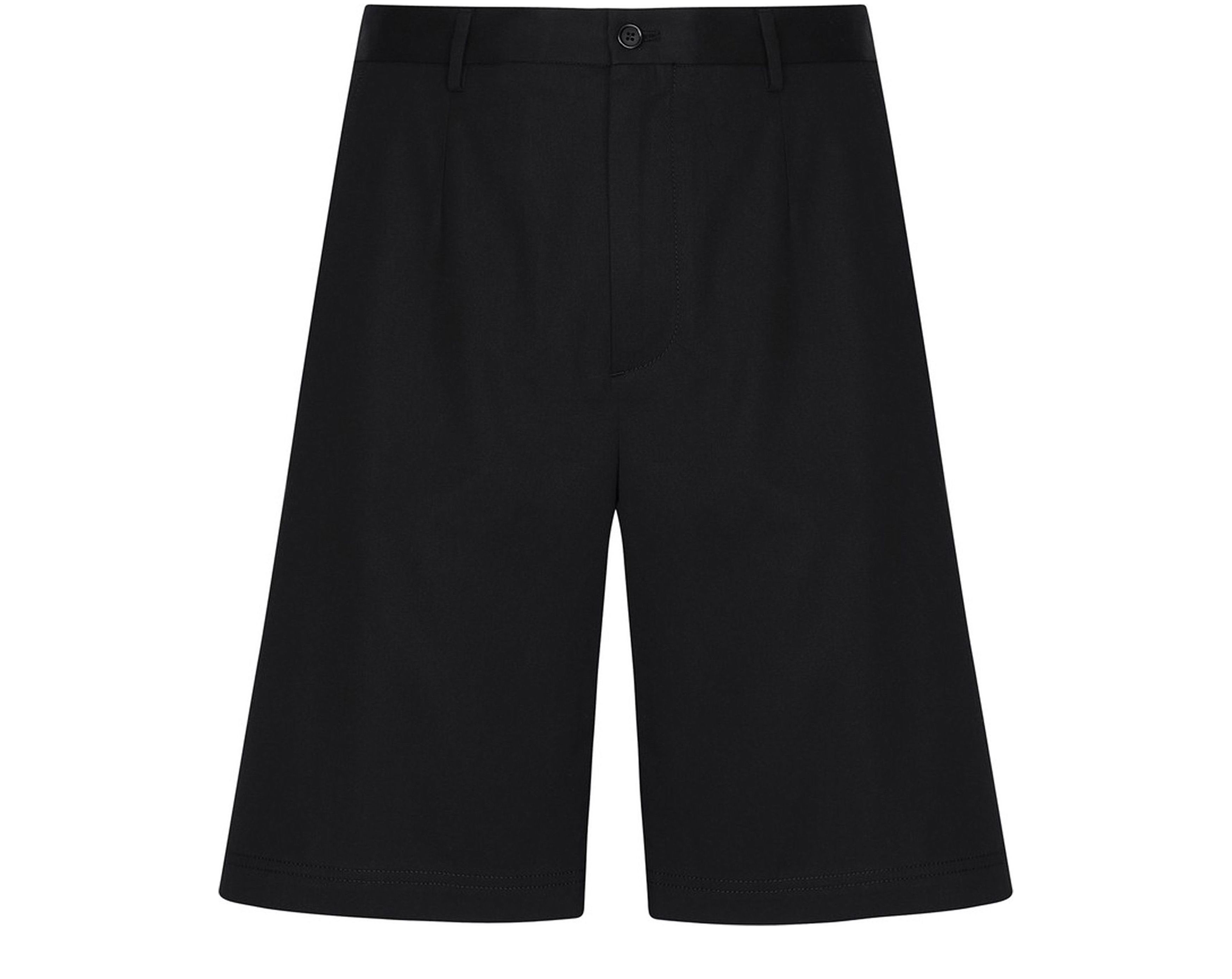 Dolce & Gabbana Stretch cotton shorts with branded tag