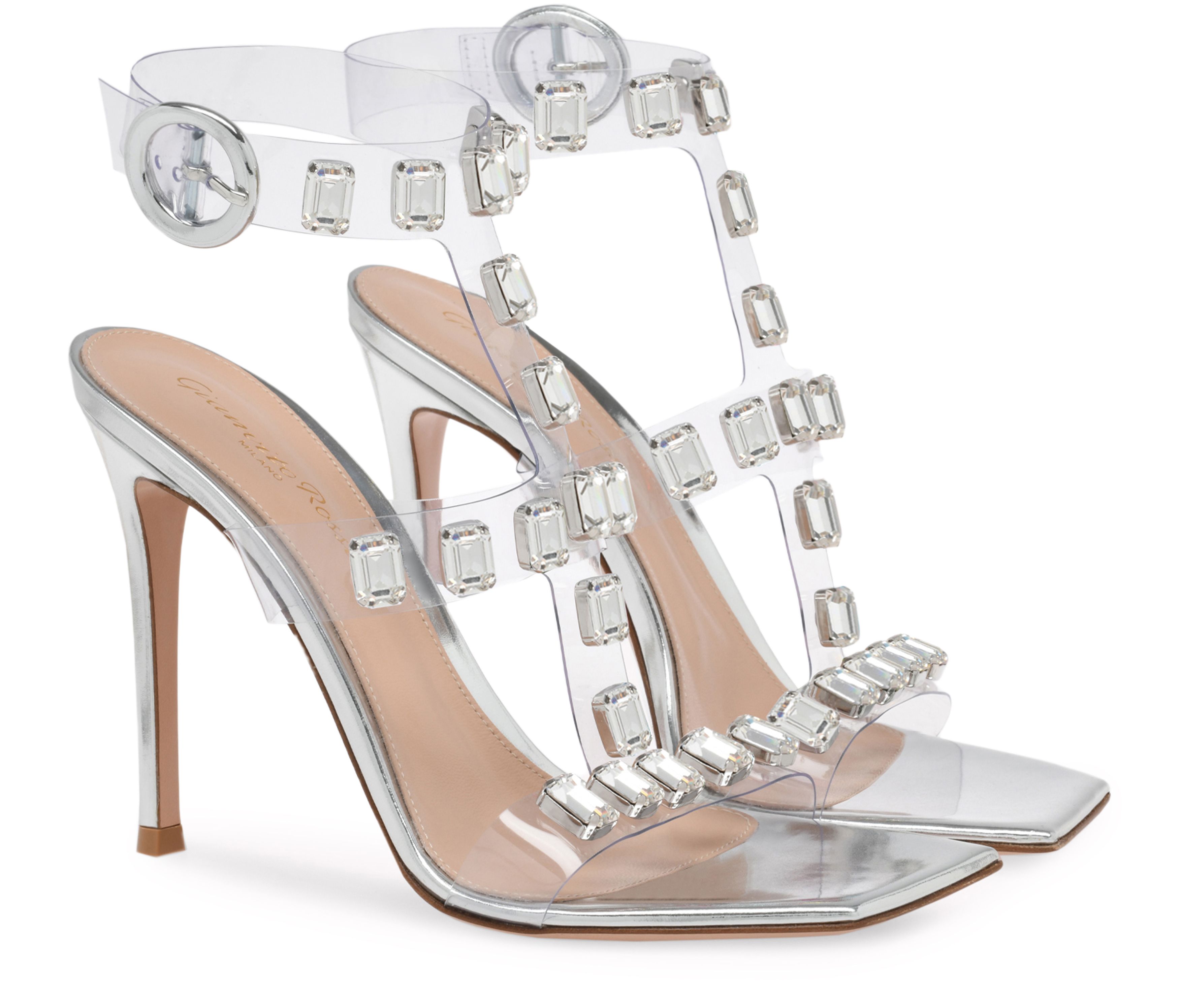 Gianvito Rossi Crystal Crash sandals