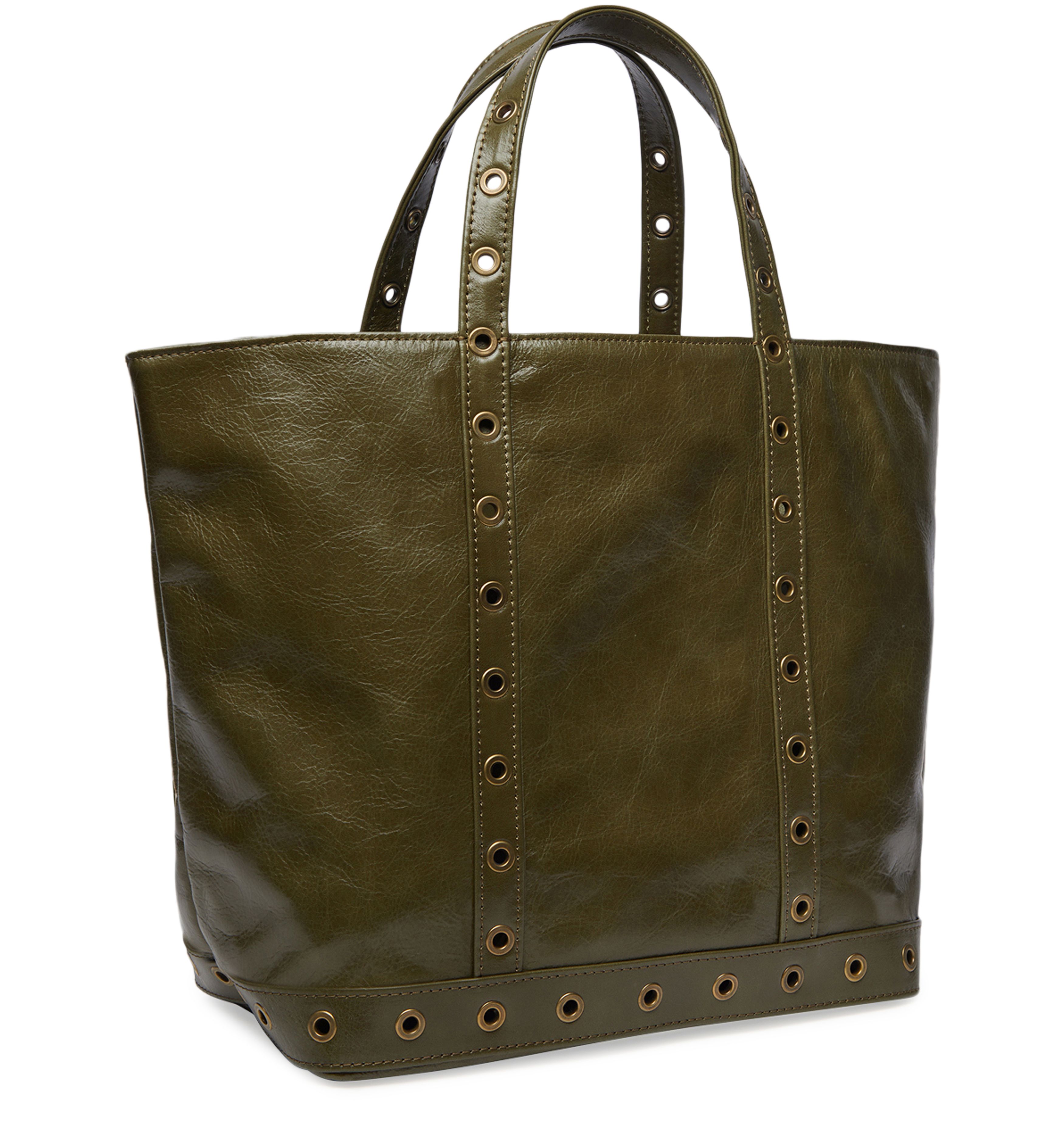  M cracked leather tote bag