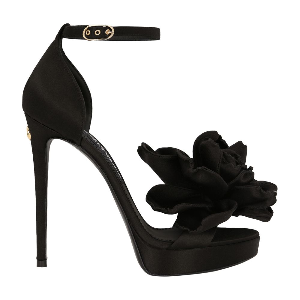 Dolce & Gabbana Satin platform sandals