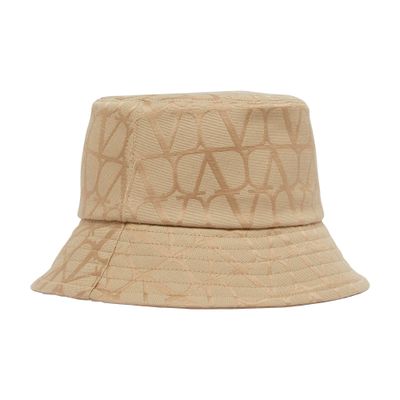 VALENTINO GARAVANI Toile Iconographe hat