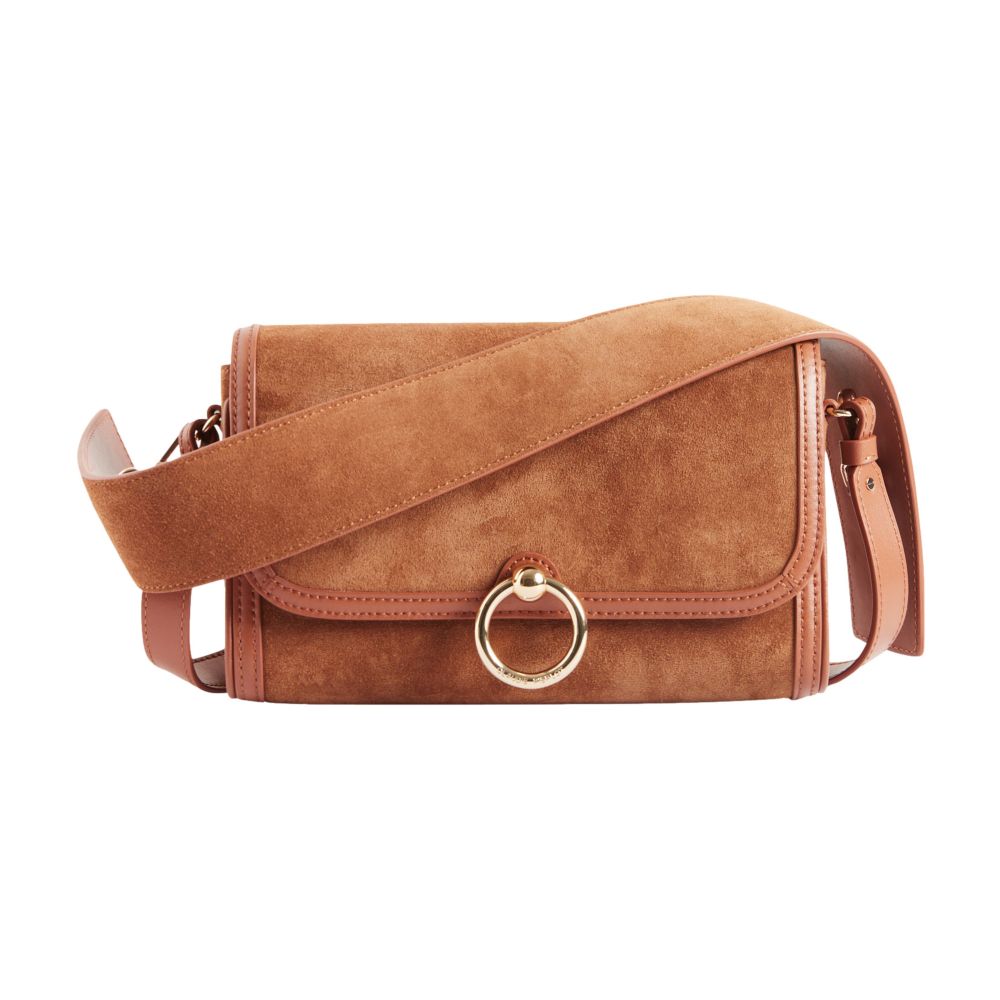  Anoushka caramel suede bag