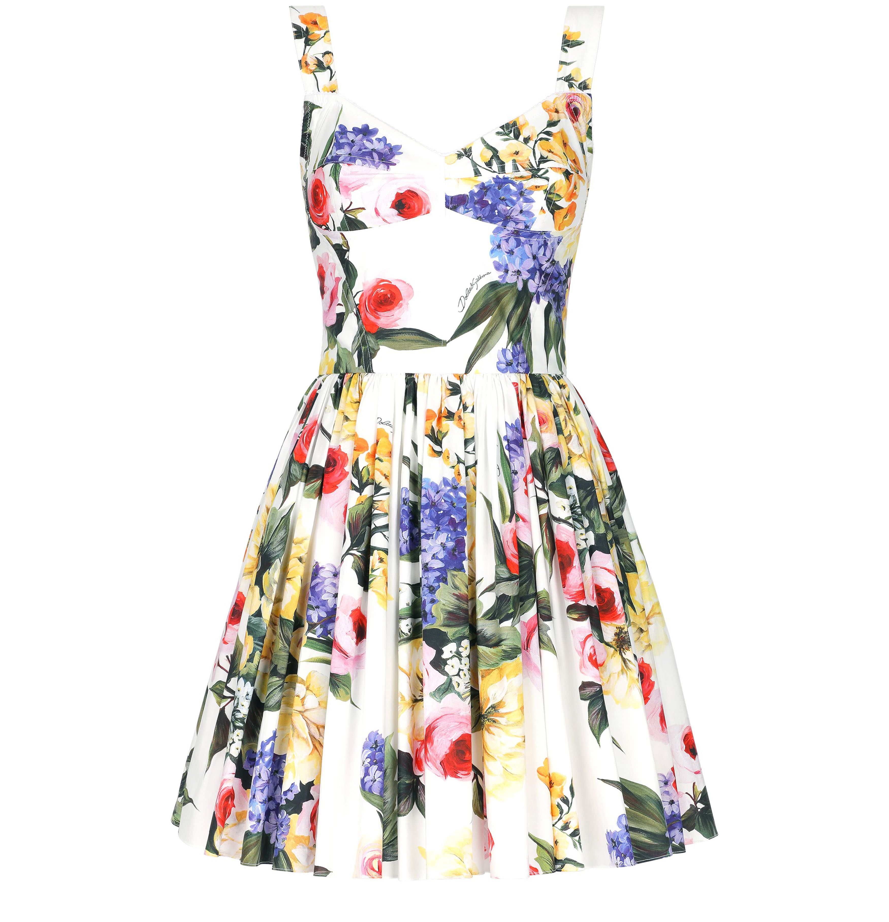 Dolce & Gabbana Short cotton corset dress