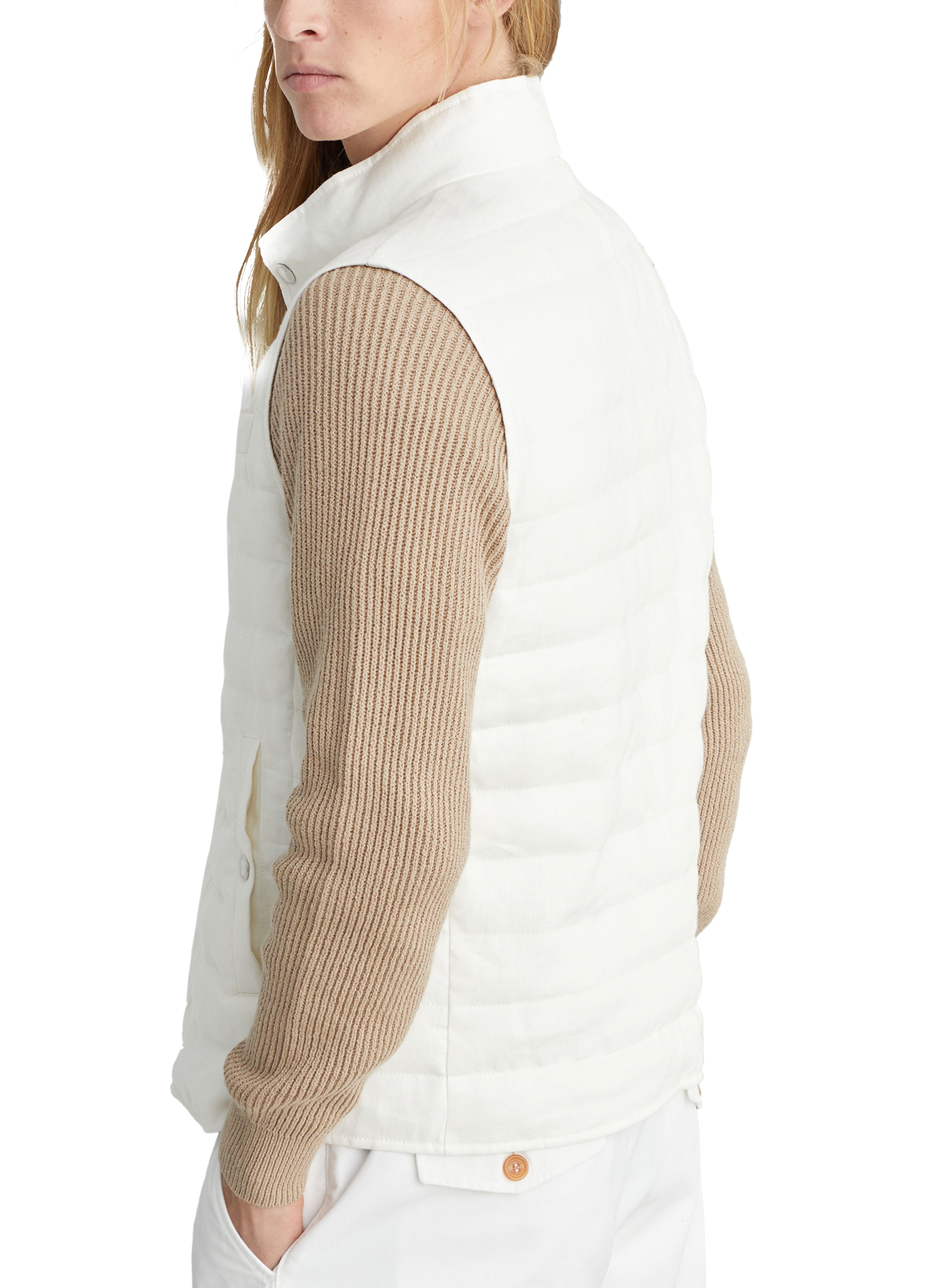 Brunello Cucinelli Light sleeveless puffer jacket