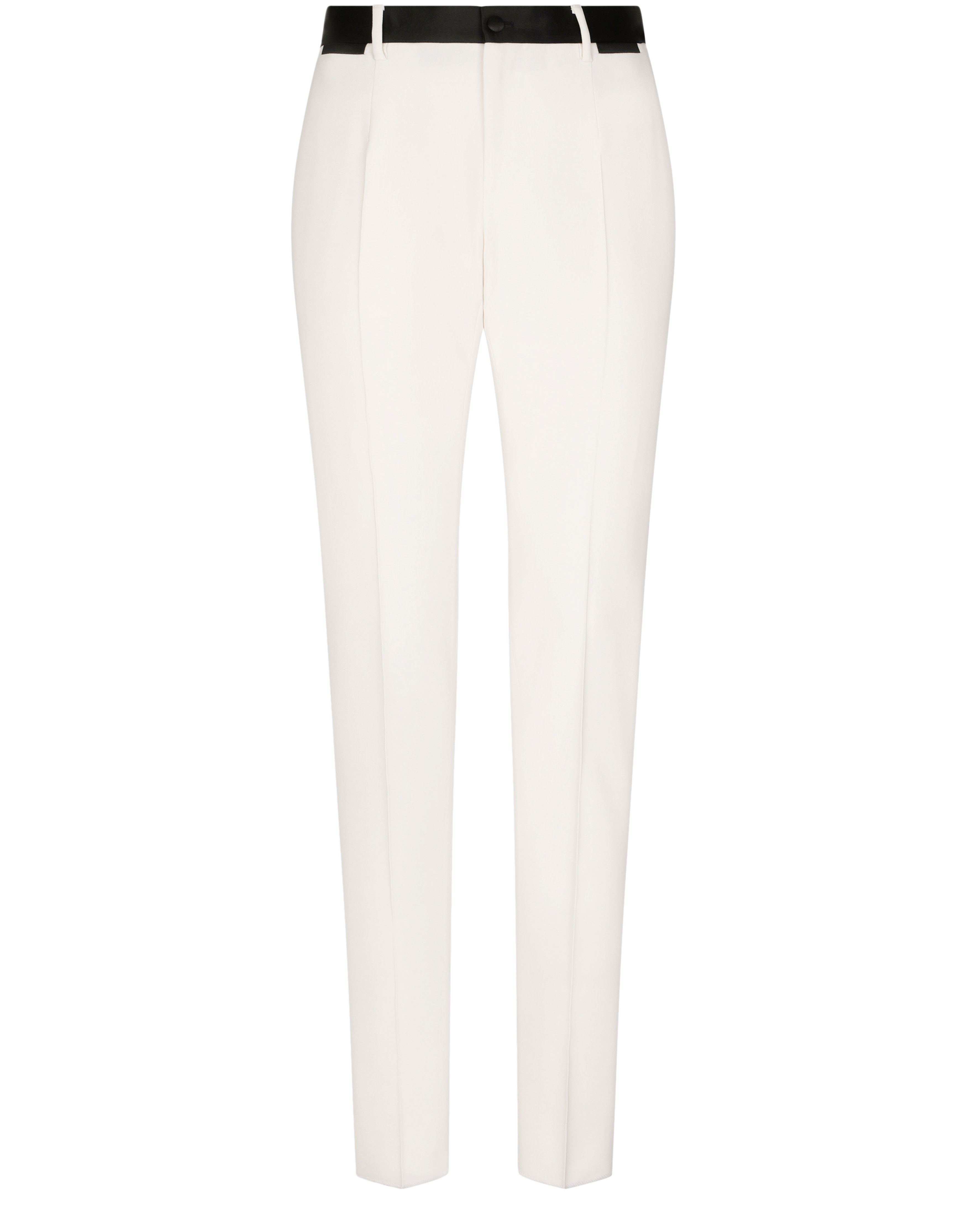 Dolce & Gabbana Stretch wool tuxedo pants