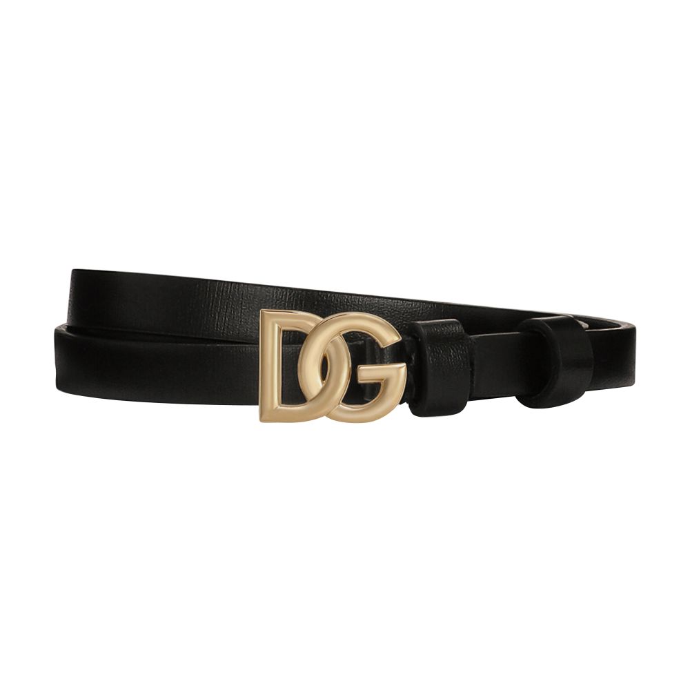 Dolce & Gabbana Calfskin belt with DG logo