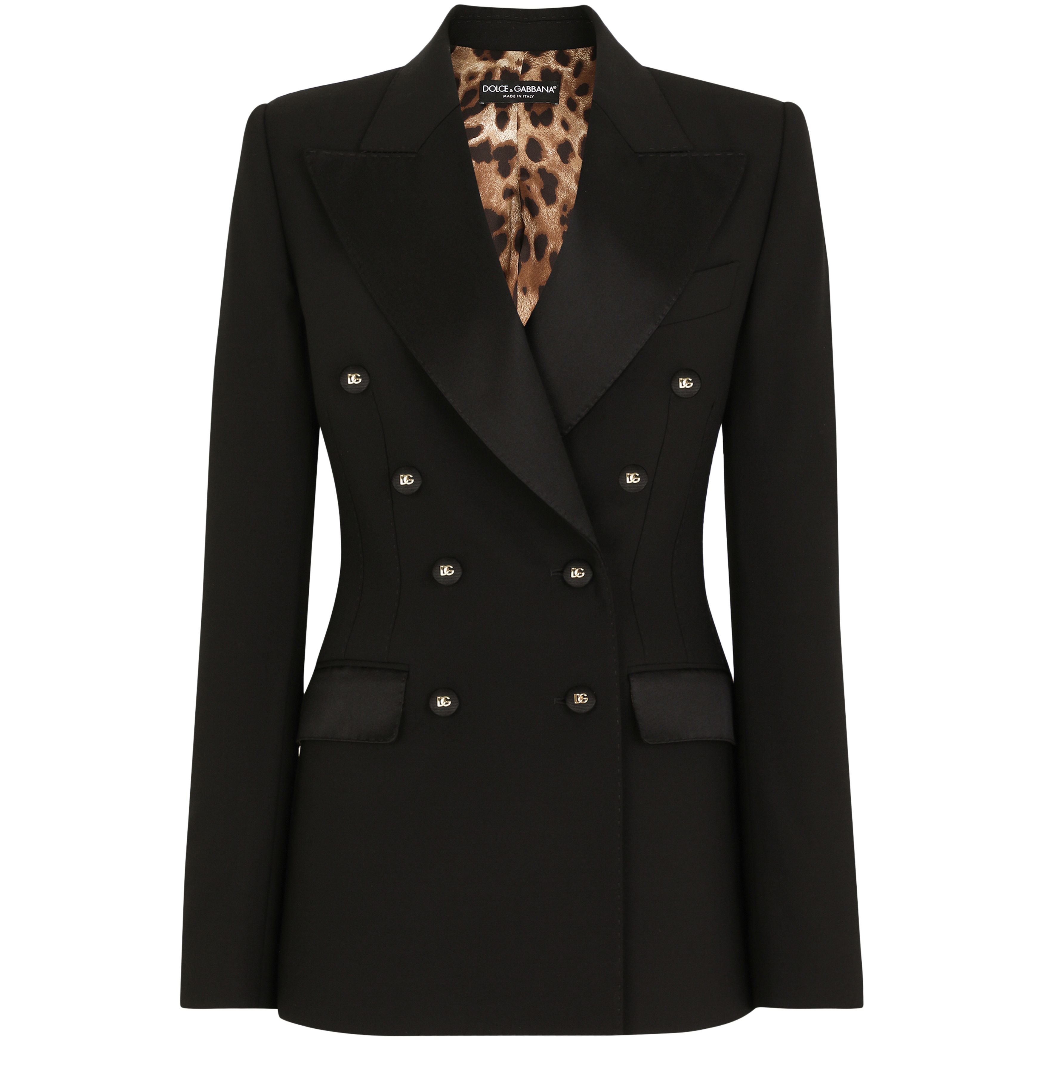 Dolce & Gabbana Satin and wool fabric jacket