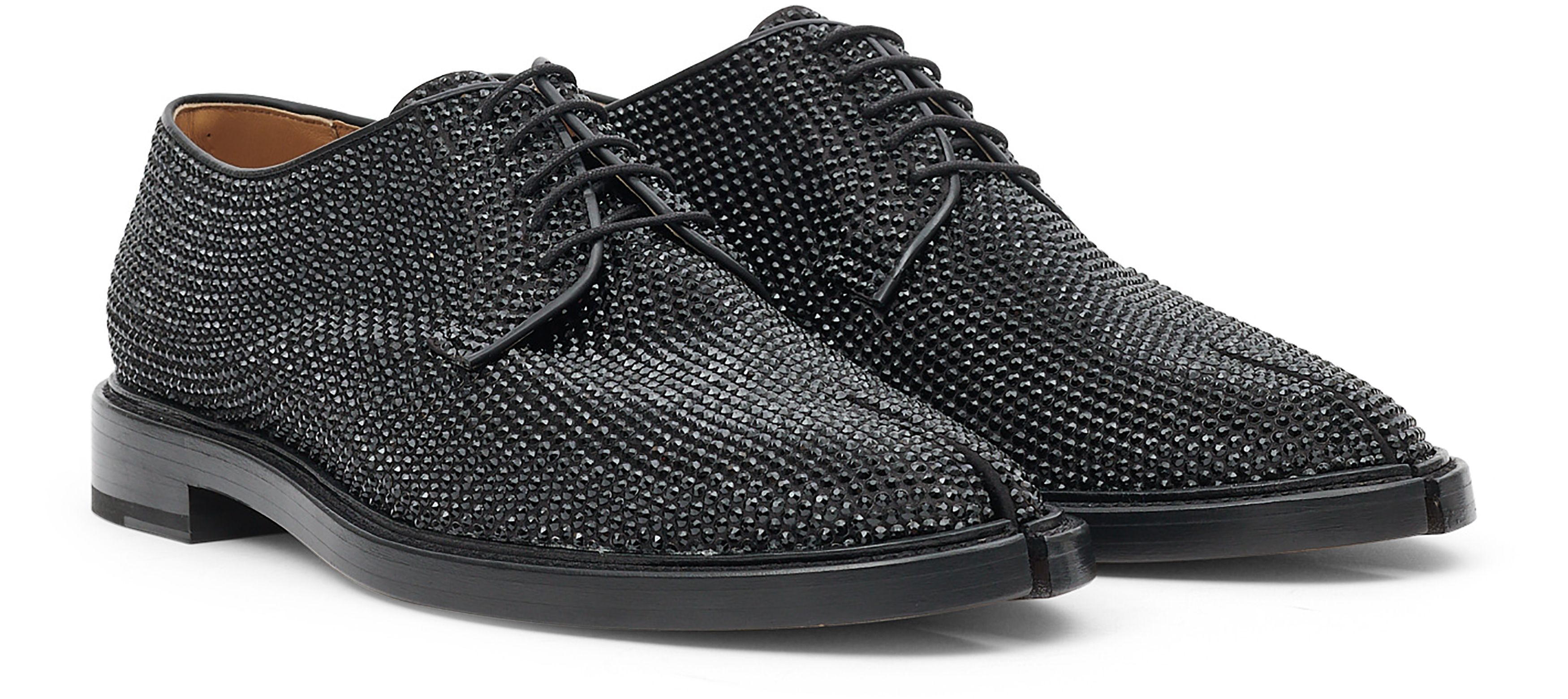 Maison Margiela Tabi rhinestone lace-up