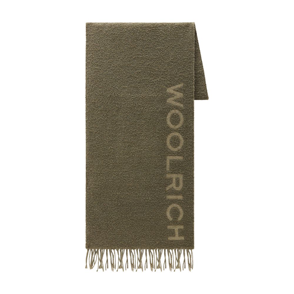 Woolrich Scarf in Alpaca and Bouclé Wool Blend