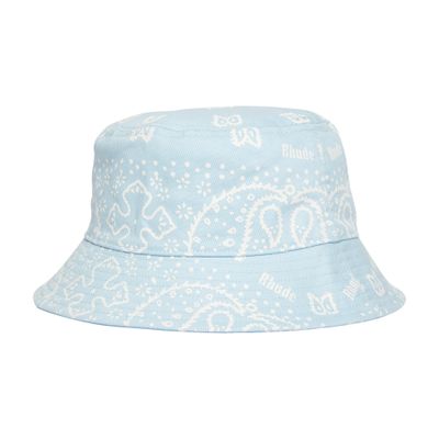 Rhude Bandana Canvas bucket hat