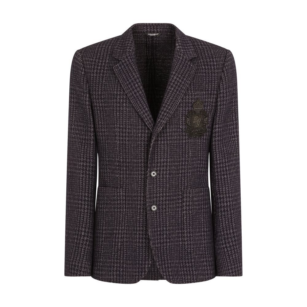 Dolce & Gabbana Check jersey Portofino jacket