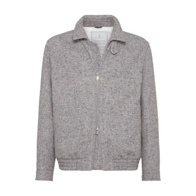 Brunello Cucinelli Bomber jacket with padding