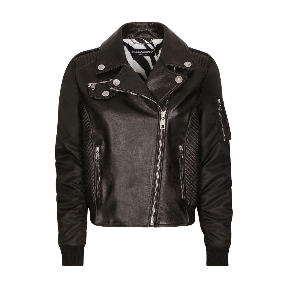 Dolce & Gabbana Leather biker jacket