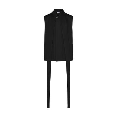 OFF-WHITE Wool long collar tailor vest