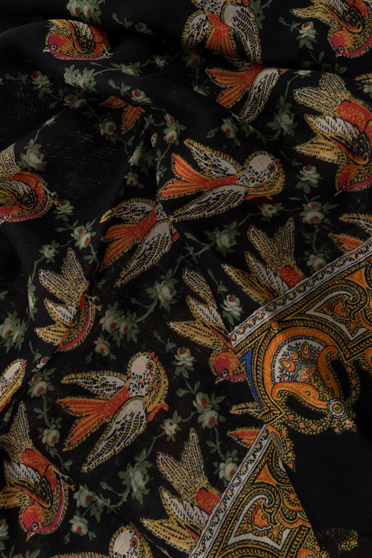 Etro Scarf with motif of birds