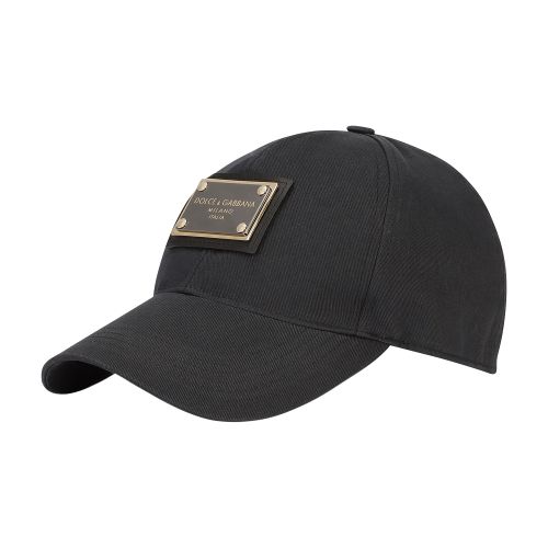 Dolce & Gabbana Baseball cap with branded plate