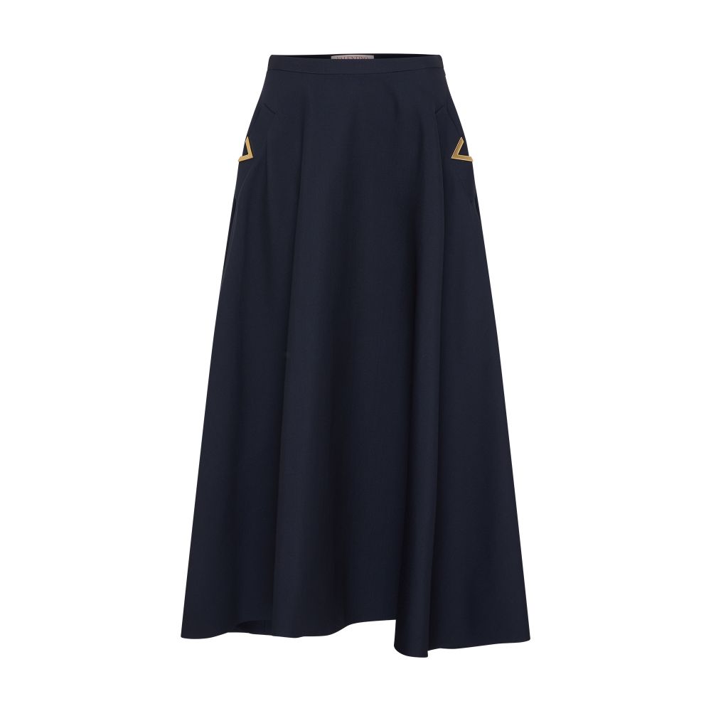 VALENTINO GARAVANI Pleated midi skirt