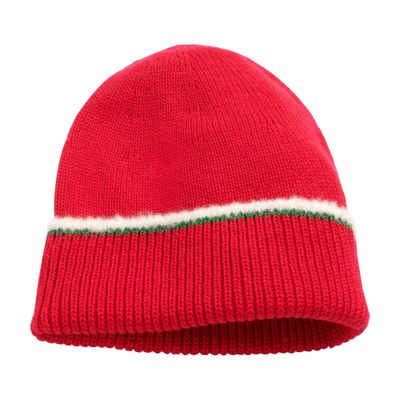 Barrie Shearling-effect cashmere beanie