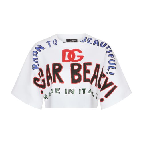 Dolce & Gabbana Cropped jersey T-shirt