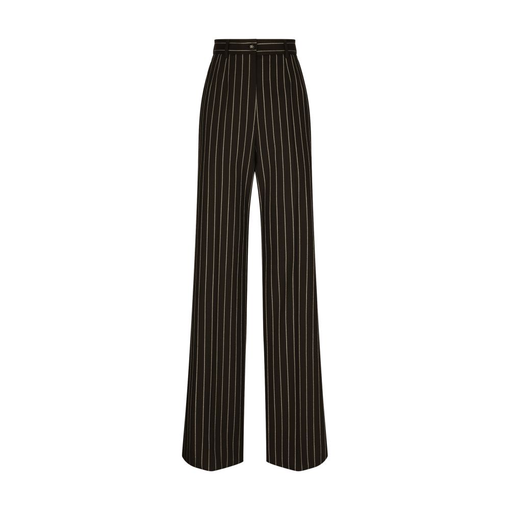 Dolce & Gabbana Pinstripe wool palazzo pants