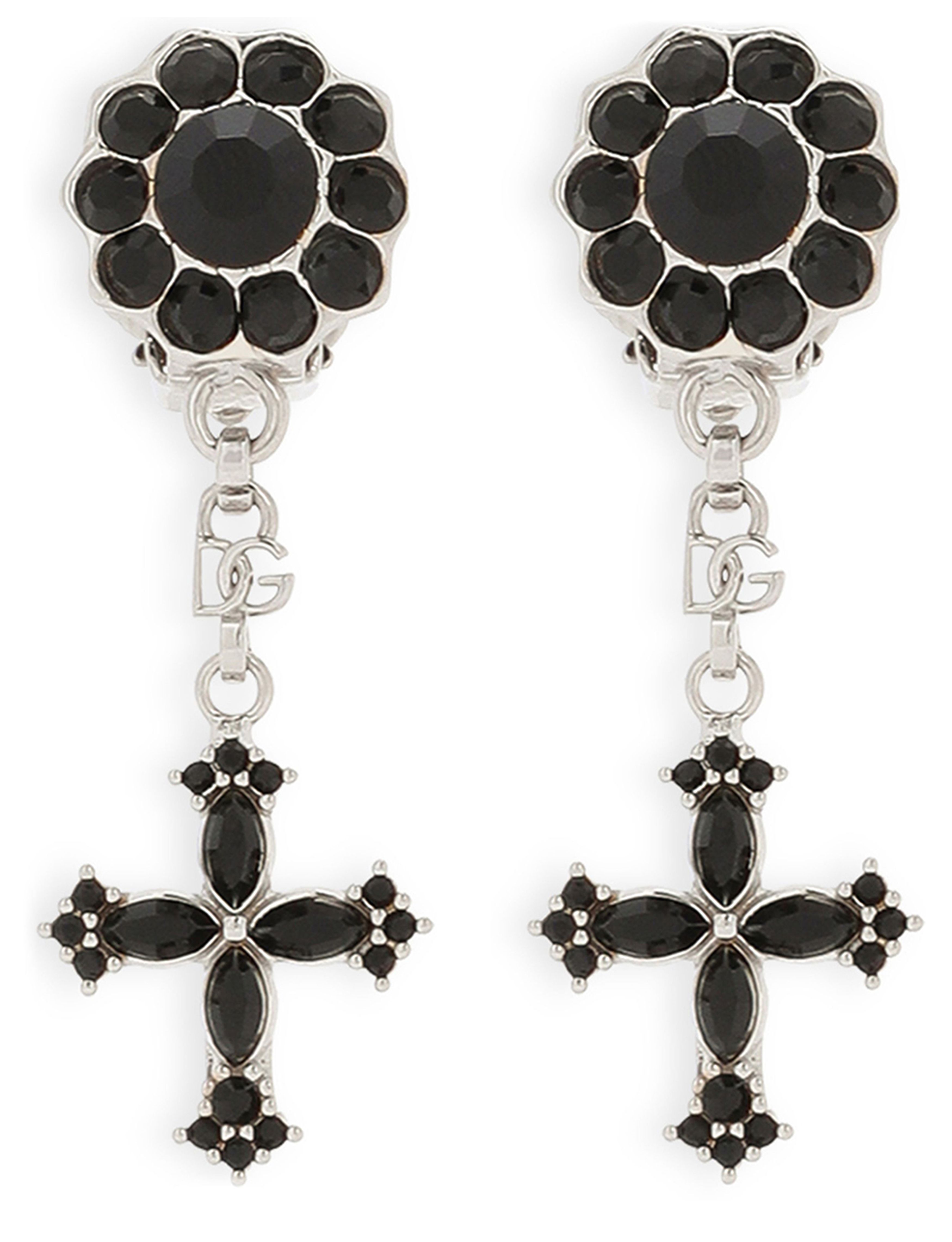 Dolce & Gabbana Drop earrings with crosses